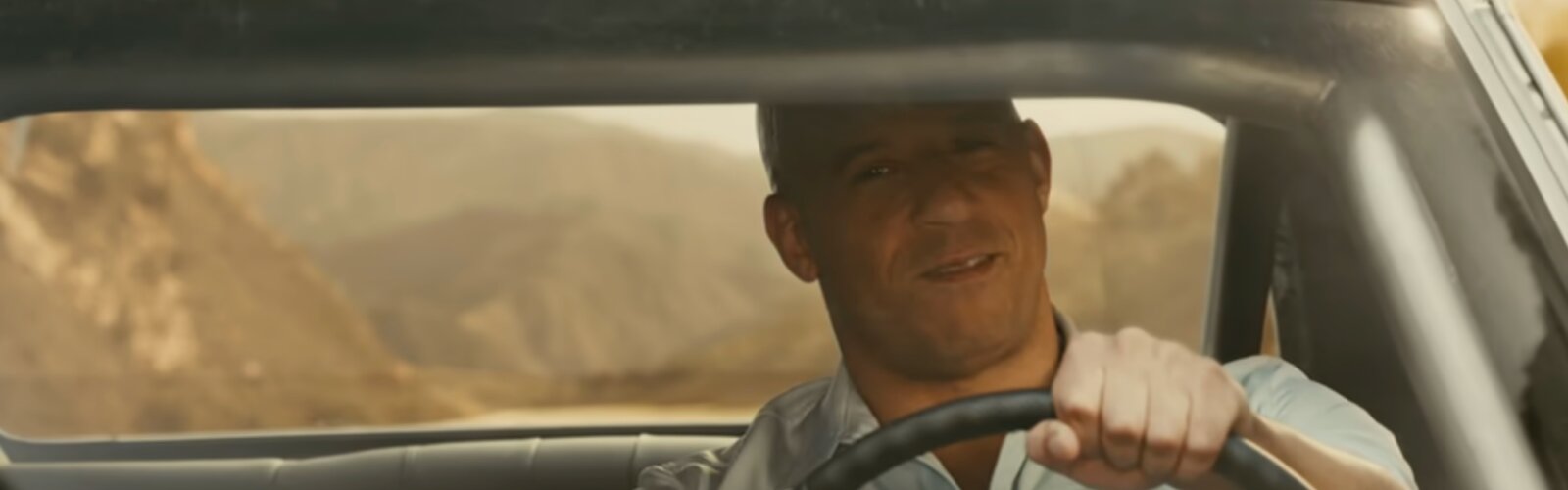 Dominic Toretto (Vin Diesel) am Steuer in Fast & Furious.