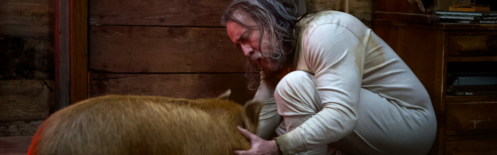 Schwein gehabt: Einsiedler Rob (Nicolas Cage) und sein Trüffelschwein in Pig.