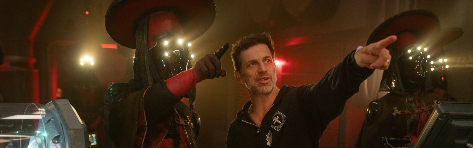 Regisseur Zack Snyder während der Dreharbeiten zum Netflix-Film Ebel Moon.